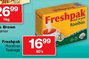 Freshpak Rooibos Teabags-80's