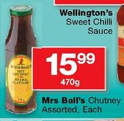 Mrs Ball's Chutney Assorted-470g Each