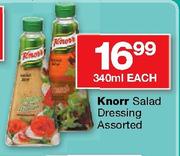 Knorr Salad Dressing Assorted-340ml Each