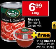 Rhodes Tomato & Onion Mix-410gm