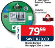 Big Jim Garden Hosepipe 20m X 12mm
