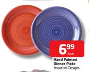Hand Painted Dinner Plate-Each