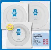 Divine White Dinnerware 6 Piece Bowls
