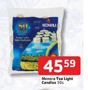 Menora Tea Light Candles-50's