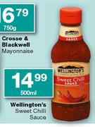 Wellington's Sweet Chilli Sauce-500Ml