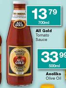 All Gold Tomato Sauce-700Ml
