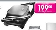 Sunbeam 2 Slice Stainless Steel Sandwich Press (SSP-200)