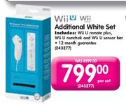 Wii U Additional White Set