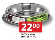 PnP Stainless Steel Bowl D10