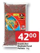 Grants Koi Medium Pond Pellets-1kg