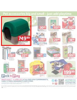 Pick n Pay : Pet Care (7 Apr - 21 Apr 2013), page 4