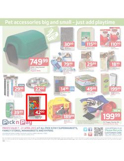 Pick n Pay : Pet Care (7 Apr - 21 Apr 2013), page 4