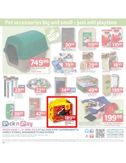 Pick n Pay : Pet Care (7 Apr - 21 Apr 2013), page 4