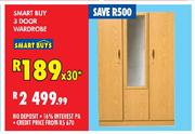 Smart Buy 3 Door Wardrobe