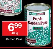 Housebrand Garden Peas-400g
