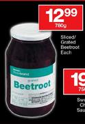 Housebrand Sliced/Grated Beetroot-780g Each