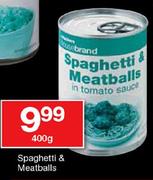 Housebrand Spaghetti & Meatballs-400g