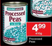 Housebrand Processed Peas-410g