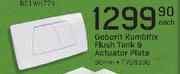 Geberit Kombifix Flush Tank & Actuator Plate (TVGB390)-90mm