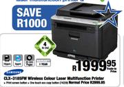 Samsung CLX-3185FW Wireless Colour Laser Multifunction Printer