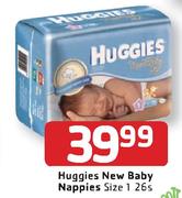 Huggies New Baby Nappies-Each