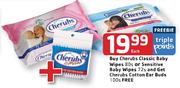 Cherubs Classic Baby Wipes-80s Or Sensitive Baby Wipes-72's Each