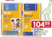 Pnp Real Baby Nappies-Per Pack
