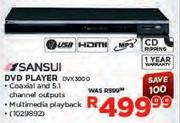 Sansui DVD Player-DVX3000