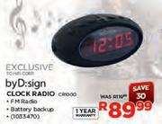byD:sign Clock Radio-Each