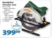 Ryobi Handyline Circular Saw-HCS-1250