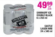 Smirnoff Ice Double Black-6 x 250ml Per Pack