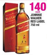 Johnnie Walker Red Label-750ml Each
