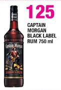 Captain Morgan Black Label Rum-750ml