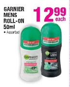 Garnier Mens Roll-On-50ml Each