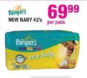 Pampers New Baby 43's-Per Pack