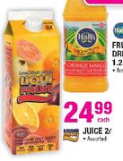 Liqui Fruit Juice-2Ltr Each