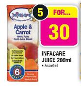 Infacare Juice-5 x 200ml
