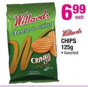 Willards Chips-125Gm Each