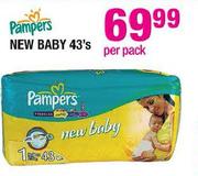 Pampers New Baby-43's Per Pack
