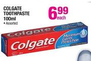 Colgate Toothpaste-100Ml Each