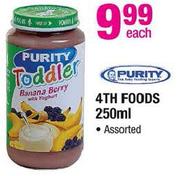 Purity 4Th Foods-200Ml Each