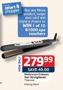 Mellerware Crimson Hair Straightener Titanium