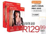 Quick Heal Anti-Virus Pro 2013-Each