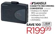 Sansui Cassette Recording Converter(DCR1003)