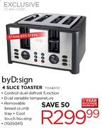 ByD:sign 4 Slice Toaster(TOA4000)