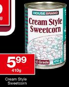 Housebrand Cream Style Sweetcorn-410gm