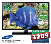 Samsung HD Ready LED TV (UA32EH4000)-32"(81cm)