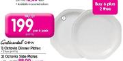 Continental China Octavia Dinner Plates 25Cm-Per 6 Pack
