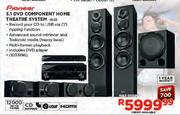 Pioneer 5.1 DVD Component Home Theatre System (RS33)