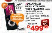 Sansui MP3 Player With Video Playback (MP208)